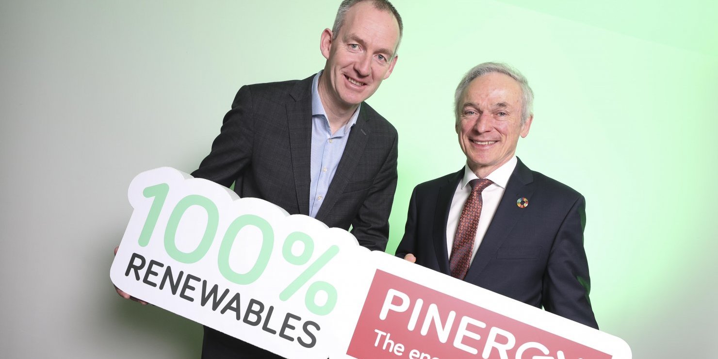 Pinergy announces 100% renewable energy